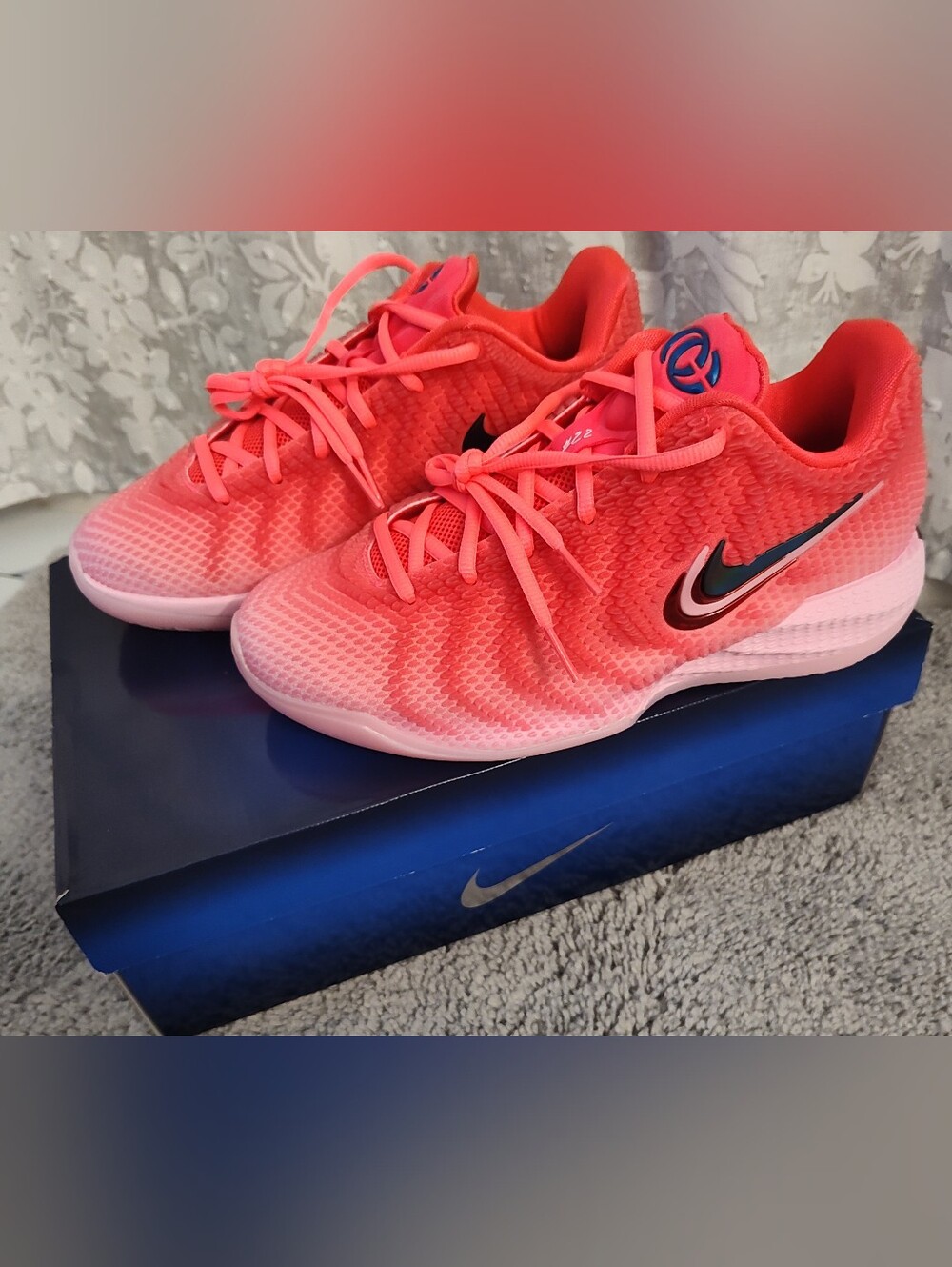 Nike Caitlin 1 Basketball Sneakers Neo pink/ Midnight Fever size 7.5